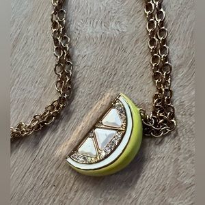 Kate spade lemon necklace